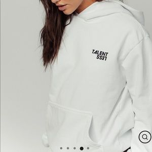 TALENTLESS sweatshirt Color:Bone Size:S